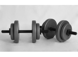 Гантелі 2х8кг GREY