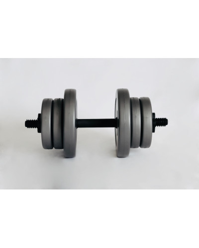 Гантелі 2х10кг GREY