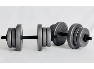 Гантелі 2х10кг GREY