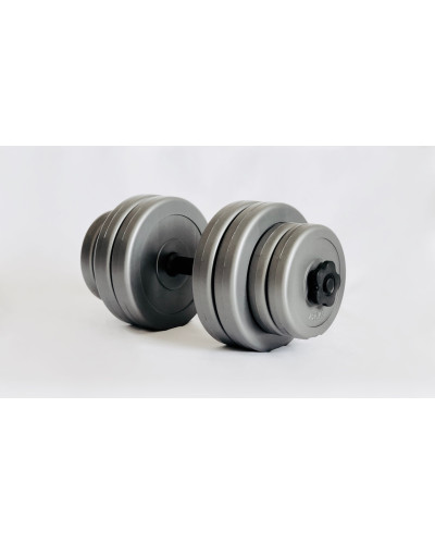 Гантелі 2х15кг GREY
