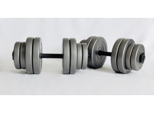 Гантелі 2х15кг GREY