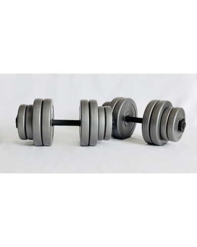 Гантелі 2х15кг GREY