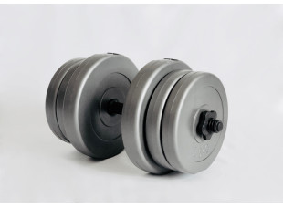 Гантелі 2х20кг GREY