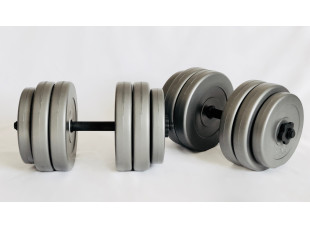 Гантелі 2х25кг GREY