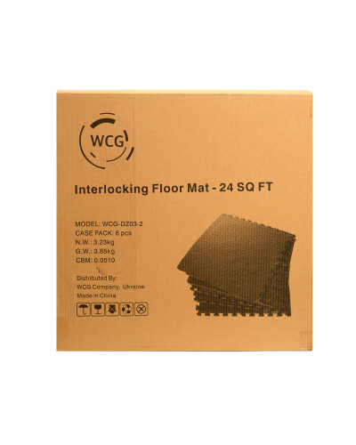 Мат-пазл WCG EVA 60х60х1,9 cm - 6 частин