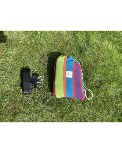 Гамак WCG Mexico XL 200×100 одномісний веселка
