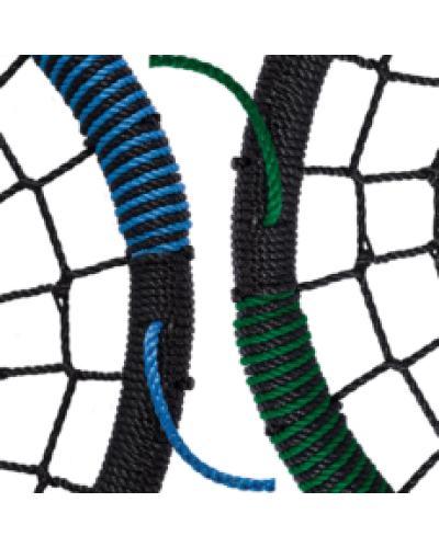 Гойдалка гніздо Elips WCG 108 х 83 см Black Green