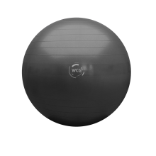 Мяч для фитнеса (фитбол) WCG 85 Anti-Burst 300кг Графит + насос