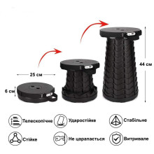 Телескопічне крісло  WCG (похідний стілець) салатовий