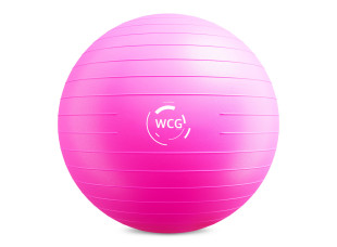 Мяч для фитнеса (фитбол) WCG 75 Anti-Burst 300кг Розовый