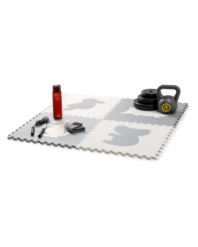 Мат-пазл детский коврик-пазл  WCG  EVA 60х60х1,5 cm - 9 частей Зверюшки