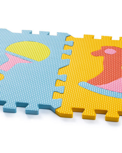 Дитячий килимок-пазл з бортиками Toys 30x30 WCG EVA  - 25 частин