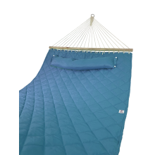 Двухместный гамак SOFT голубой XXL 200x140 с планками WCG