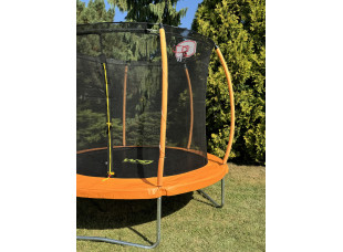 Батут WCG 245 см с внутренней защитной сеткой и LED подсветкой 8FT