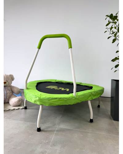 Дитячий батут з ручкою WCG Frog 1030 | Міні батут без пружин для дітей