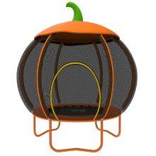 Детский батут с защитной сеткой WCG Pumpkin