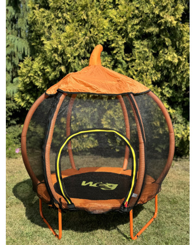 Детский батут с защитной сеткой WCG Pumpkin