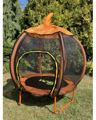 Детский батут с защитной сеткой WCG Pumpkin
