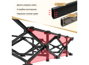 Розкладне ліжко шезлонг WCG CC-S11 + матрац і подушка