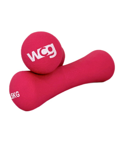 Неопренові фітнес гантелі WCG по 0,5 кг (2х0,5)