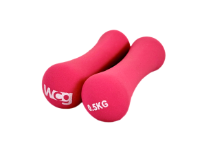 Неопреновые фитнес гантели WCG по 0,5 кг (2х0,5)