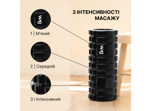 Массажный валик WCG  K1 Роллер черного цвета