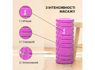 Массажный валик WCG  K1 Роллер розовый цвет