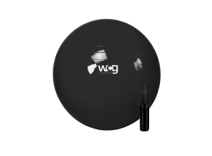 Мяч для фитнеса (фитбол) WCG 85 Anti-Burst 300кг Графит + насос