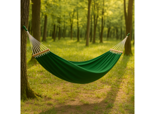 Двухместный гамак с планкой Hygge зеленый XXL 200х150 WCG