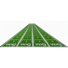 Спринтерська тренувальна доріжка WCG Turf 15 мм з розміткою, штучна трава, 1×12 м