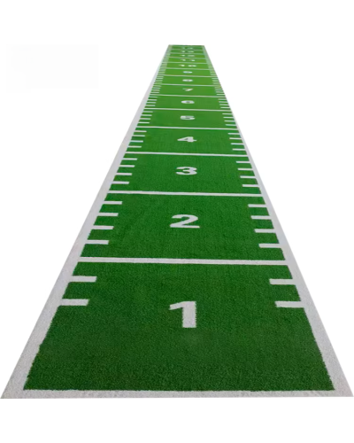 Спринтерська тренувальна доріжка WCG Turf 15 мм з розміткою 1 м, штучна трава, 1×15 м