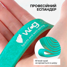 Фітнес-резинка WCG PowerStrip Level 1 (7 - 13 кг) — Гумовий еспандер для тренувань та підтягувань
