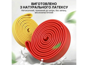 Фитнес-резинка WCG PowerStrip Level 1 (7 - 13 кг) — Резиновая петля / эспандер для тренировок и подтягиваний