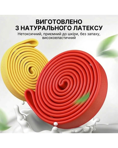Комплект фітнес-резинок WCG PowerStrip (4 шт.) — Гумові еспандери для тренувань та підтягувань