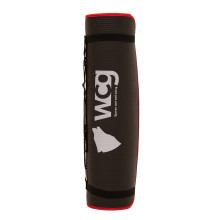Коврик для йоги и фитнеса WCG ComfortLine NBR 10mm с защитным кантом и разметкой (черный)